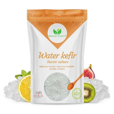 Pouch of live water kefir grains from Natural Probio